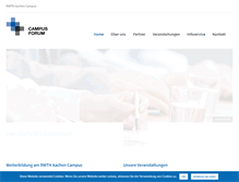 Tablet Screenshot of campusforum.de